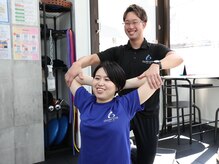 フロージム(FLOW GYM)の雰囲気（二の腕や背中など、部位別で引き締めることも可能です。）