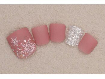 プリッシュ 上野店(prish)/3月号　6000円　フットネイル