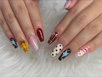 アネラ(ANERA)の写真/【定額ネイル¥7000～！】長さ出し1本¥500♪シンプル～トレンドデザインまで対応可能☆持込デザインも◎