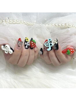 エイミー 大宮店(AMY)/ごてごてPOPネイル♪