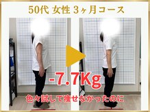 東広島あい整体院/５０代６０代ダイエット実績