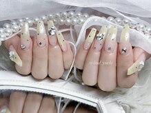リンドネイル バイ モカ アンド ララ(Lind nail by moca and LaLa)/【yuchi】イエローネイル