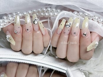 リンドネイル バイ モカ アンド ララ(Lind nail by moca and LaLa)/【yuchi】イエローネイル