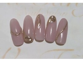 ぼこぼこミラーネイル￥8800