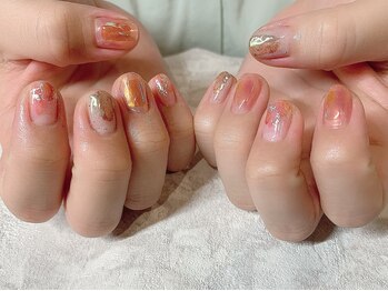 ミラネイル(Mila nail)/うるちゅる＊オレンジ