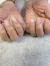 爪から磨く【メンズネイル】クリア（ハンド10本）￥3300［ケア込］