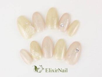 エリクサーネイル 神田(Elixir Nail)/シンプル/クーポン使用
