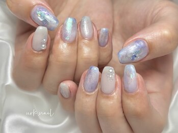 アークネイル 下北沢(urk.nail)/ニュアンスネイル 天然石風