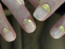 ディポルト 南蔵王店(diporto)/ミラーフレンチネイル