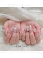 ハニネイル 三ノ宮店(Hani Nail)&nbsp;持ち込みデザイン+シ ンプルデザイン+パーツつけ放題