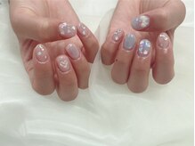シェリーラメール 渋谷(cherielamer)/うるうる氷ネイル　￥9,500