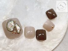 ネイルサロン ふるる 大須店/フットプチプラネイル#153