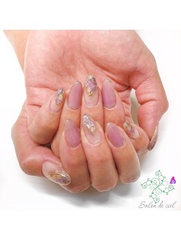 サロンドシエル(salon de ciel)/ニュアンスシェルネイル