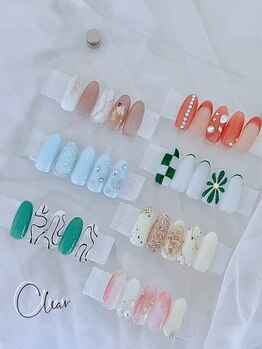 クリア(Clear)/4月マンスリーデザイン