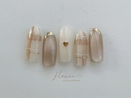 冬デザイン☆チェックネイル