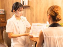 丁寧なカウンセリングでお悩みや理想をお伺い致します。