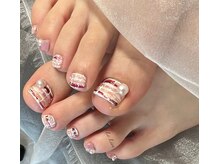 ルリアン(Le Lien)/ツイードフットネイル