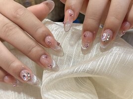 秋冬ネイル　エレガントデザイン