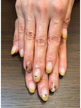 ネイルサロン ラミラージュ/べっ甲ネイル