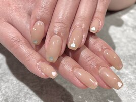 ちゅるんとバレンタインネイル