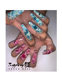 フラッシュ×ドライフラワー