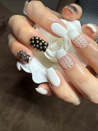 自爪ジェルネイル