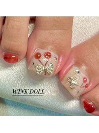 フットネイルデザインやり放題