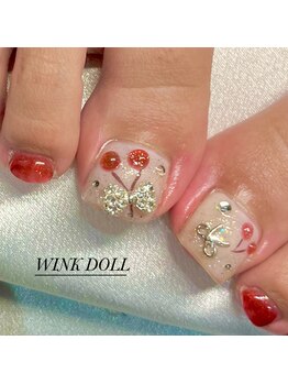 ウィンクドール 本厚木(WINK DOLL)/フットネイルデザインやり放題
