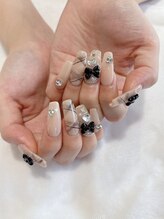 エムデコビューティ(M-DecoBeauty)/長さだし　チェック柄