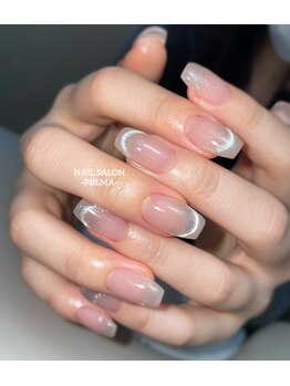 プレマ(PREMA)の写真/シンプルだけど上品な大人デザインがお好きな方に◎お仕事柄派手なネイルができない方にもおすすめです☆