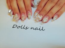 トータルビューティーサロン ドールズ(total beauty salon Dolls)/デザインスカルプ蝶々持ち込み