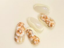 ビューティーサロン ハル(beauty salon haru)/【変形フレンチフラワー】