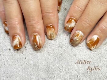 アトリエ リリス(Atelier Ryllis)の写真/《ニュアンスデザイン豊富!!》トレンド・華やか・上品・個性派など、シンプル～アートまで任せられる◎