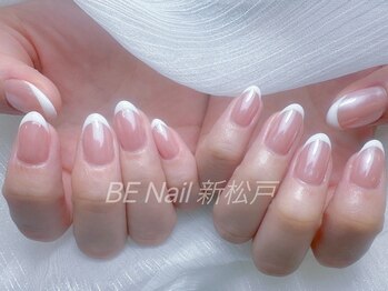 ビーネイル 新松戸(BE NAIL)/ミラー＋カラーフレンチ