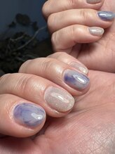 ネイル ミンク(nail mink)/パープルモヤモヤ