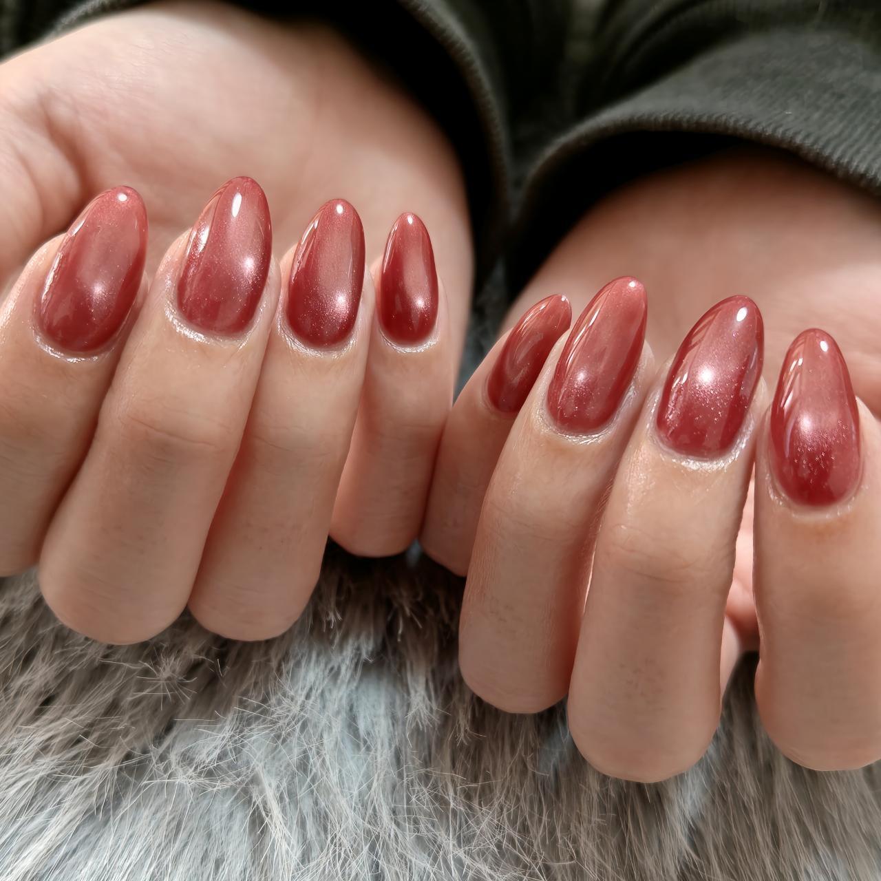 【ハンド】マグネットネイル　\7500