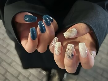 長さだし/パラジェル/マグネット/持ち込み/ニュアンス/ワンホン【amu. | D.d 】名駅店の写真/【 6月-new open- ｜名駅 】唯一無二の個性派ニュアンスに心奪われる体験をー。他とは違うネイルを叶える◎