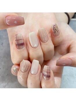 アウグーリ(AUGURI)/ニット × チェック♪