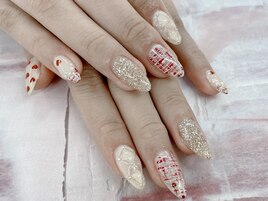 【春井】ツイード×キルティング