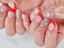 ネイルフロンティア 吉祥寺(NAIL FRONTIER)/手描きフラワー11980円