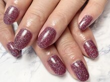 ヘアーアンドネイル ルシア(Hair&Nail Lucia)/ラメワンカラーネイル！