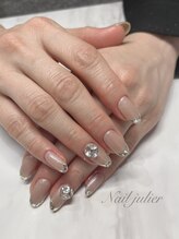 ネイルジュリエ(Nail julier)/華やか上品ガラスフレンチ