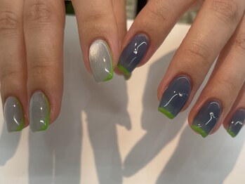 アシンメトリー。