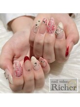 エスフィーネイルサロン リシェル(Esfy nailsalon Richer)/ツイードネイル