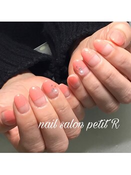 ネイルサロン プティアール(petit R)/ぱっつんフレンチ