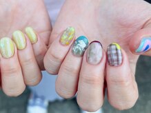ヨギーネイル(yogee nail)の雰囲気（上本町/谷町/個性派/推し/ショートネイル/ニュアンス/カジュアル）