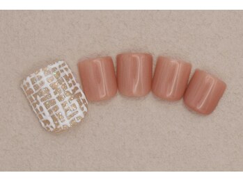 プリッシュ 上野店(prish)/3月号　6000円　フットネイル