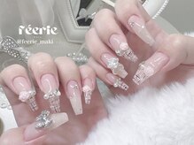 feerie nail-フェリネイル堀江-フィルイン/持ち込み/長さだし/ワンホンの雰囲気（長さだし/ツイードネイル）