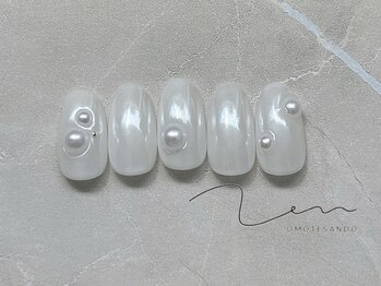 禅 表参道(Zen)/ホワイトパールネイル　