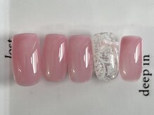 ジェミーネイル エビス(Jemiy nail ebisu)/ピンクレースリボン6000yen